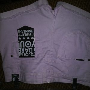Celebrity Pink Jean Shorts